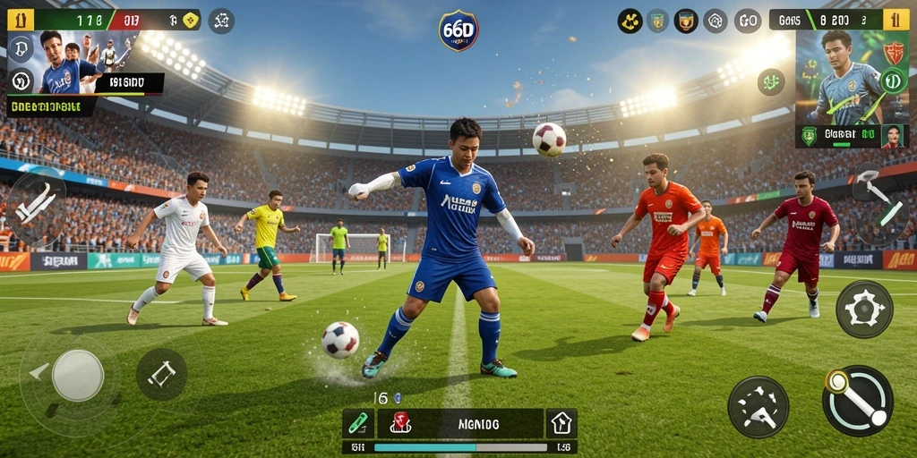 Tampilan gameplay 66D yang menarik dan menegangkan.