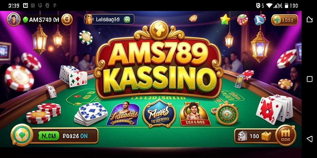 Screenshot AMS789 menampilkan gameplay Kasino yang seru dan menghibur.