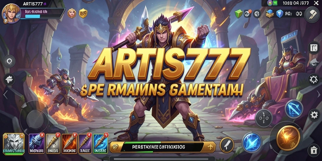 Screenshot menampilkan momen seru dalam game strategi ARTIS777.
