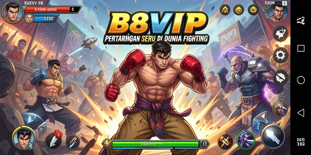 Gameplay pertarungan yang seru dan mendebarkan di B8VIP.