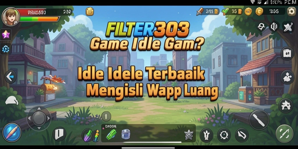 Tampilan gameplay FILTER303 yang menarik dan penuh warna.