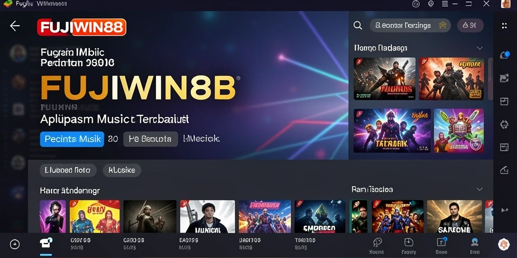Tampilan antarmuka aplikasi FUJIWIN88 yang menarik dan intuitif.