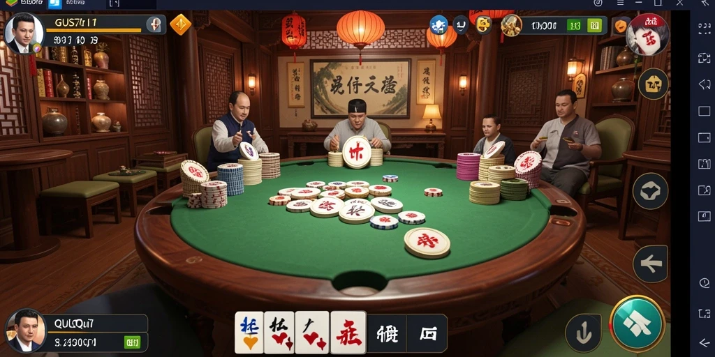 Gameplay seru GUS77 dalam permainan QiuQiu yang menantang.