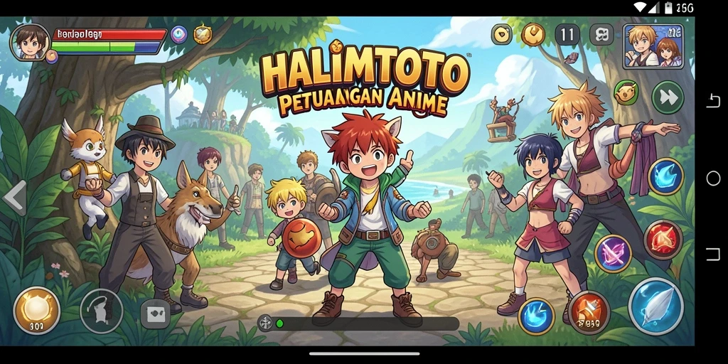 Tampilan gameplay yang menarik dan penuh warna dari HALIMTOTO.