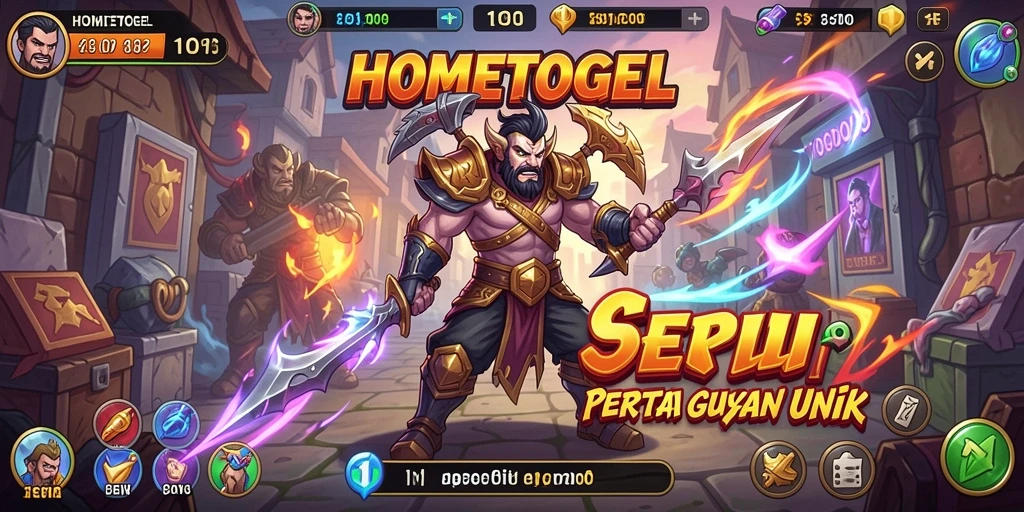 Tangkapan layar HOMETOGEL menunjukkan aksi pertarungan yang mendebarkan.