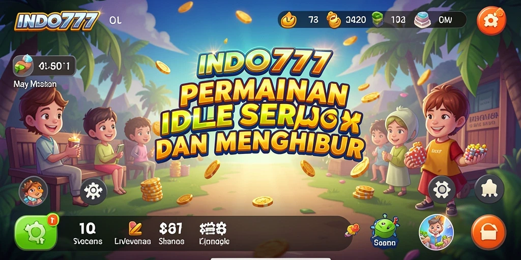 Screenshot gameplay INDO777 menampilkan aksi seru dalam permainan Idle.
