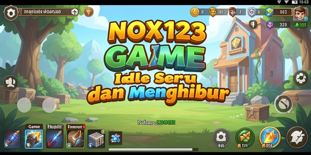 Tampilan gameplay seru dan menarik dari NOX123.