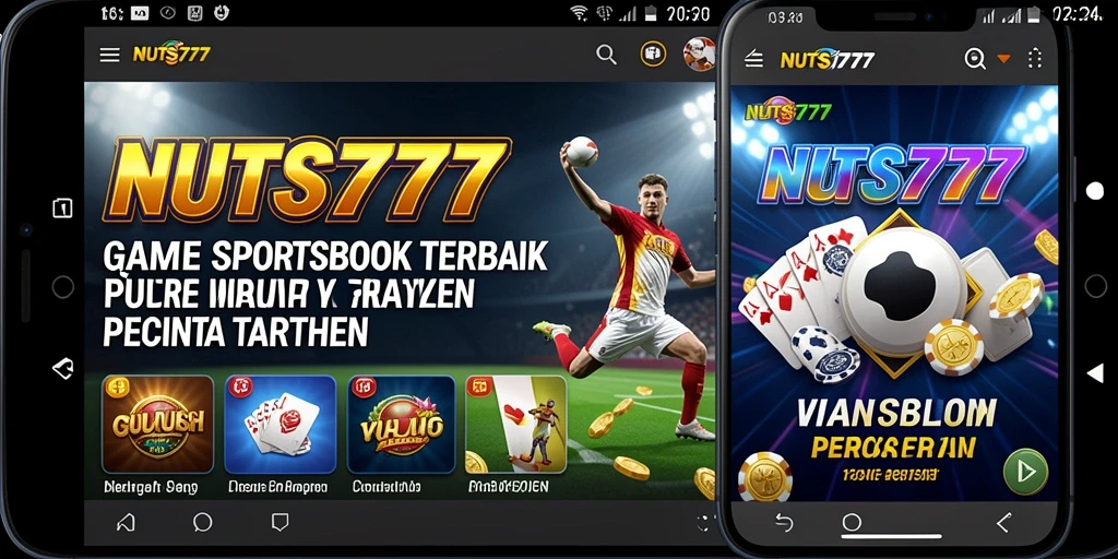 Tampilan gameplay menarik dari aplikasi Sportsbook NUTS777.