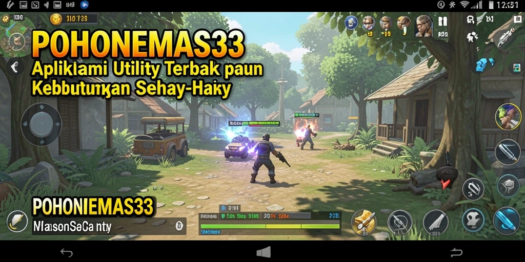 Tampilan utama POHONEMAS33 dengan berbagai fitur utilitas.