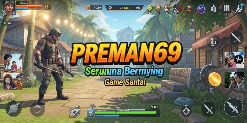 Tampilan gameplay <strong>PREMAN69</strong> yang cerah dan mengasyikkan.