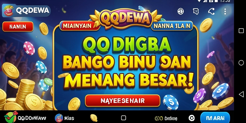 Gameplay seru di QQDEWA dengan interaksi nyata antar pemain Bingo.