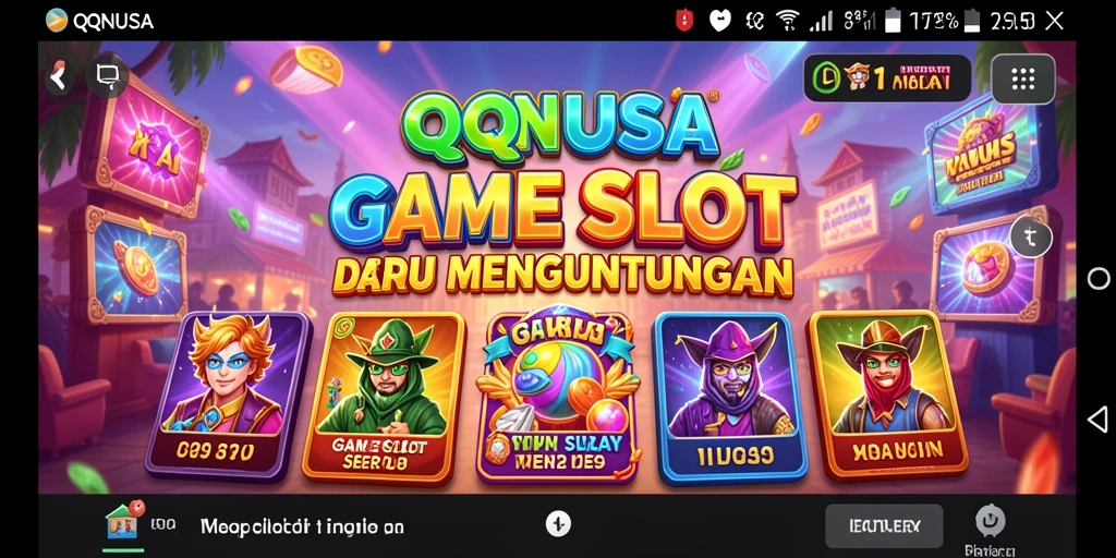 Gameplay menarik dari QQNUSA dengan slot beragam tema.