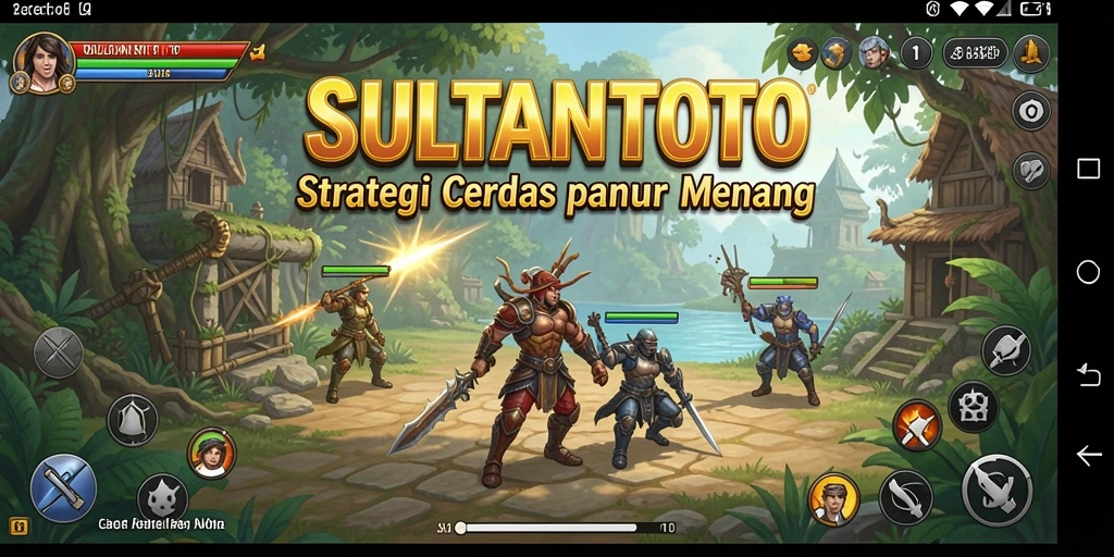 Tampilan gameplay SULTANTOTO yang menegangkan dan strategis.